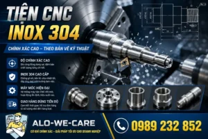 Tiện CNC Inox 304 Là Gì?