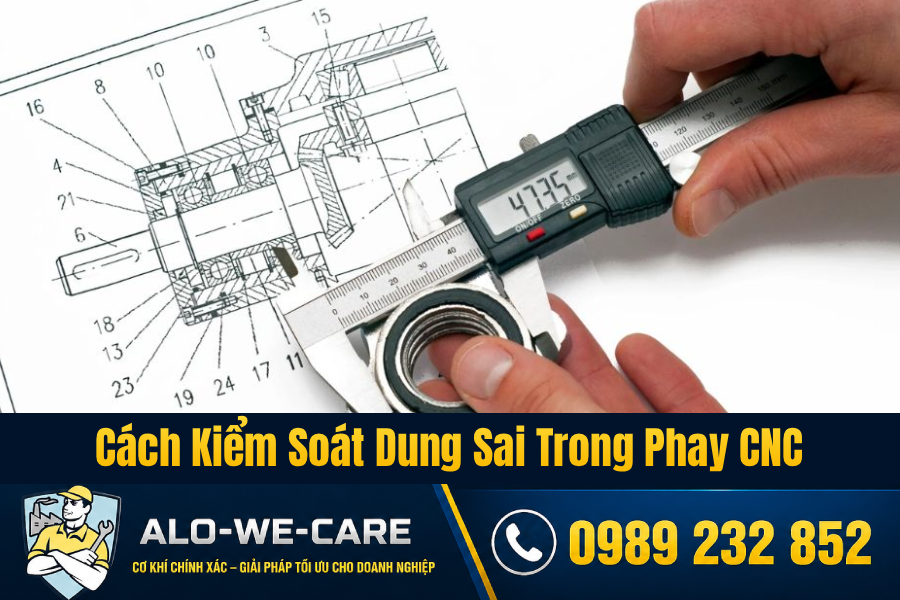 Cách kiểm soát dung sai trong phay CNC